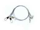 Eagle Claw Bright Steel Leader 3ct 12" 30lb