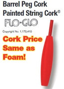 Betts Flo-Glo Peg Cork Sz 1 3ct Zip Bag