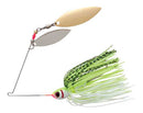 Booyah Blade 3/8oz Double Willow Chartreuse/White Shad