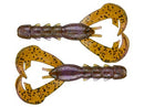 Strike King Rage Craw 4in 7ct Green Pumpkin Purple Swirl