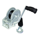 TH Marine Trailer Winch 1000 Lb , 2-Way, Dichromate, With 2in X 20ft Strap & Zinc Hook W/Instruction Sheet