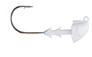 Buckeye The Shocker(Swimbait Head - Light Wire) 3/16 oz Pearl 3pk.