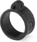 VMC Crossover Ring Black 7MM 10ct